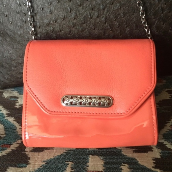 Brighton "Little Dainty" Mini Cross Body Bag Coral - Picture 1 of 7